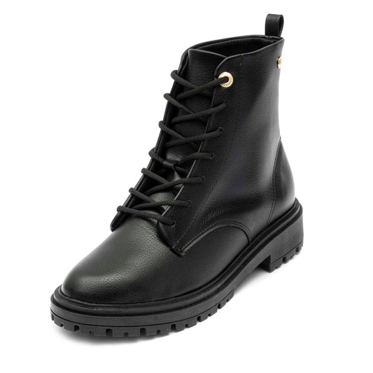 Bota Coturno Feminina Vizzano Preto