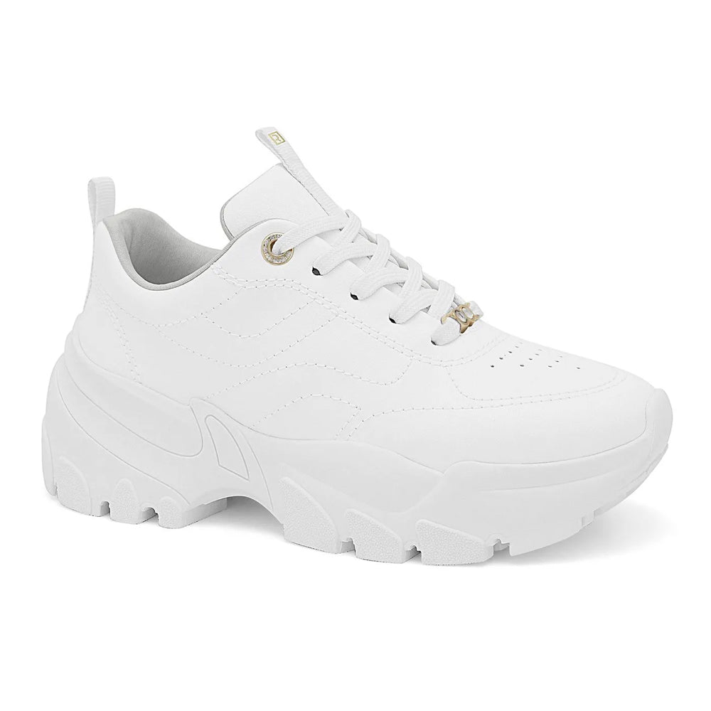 TENIS ESPORTIVO EM SINTETICO FEMININO SOLADO SINTETICO - NAPA VEST PLUS/BCO