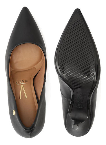 Scarpin Vizzano Salto Fino Pelica Preto