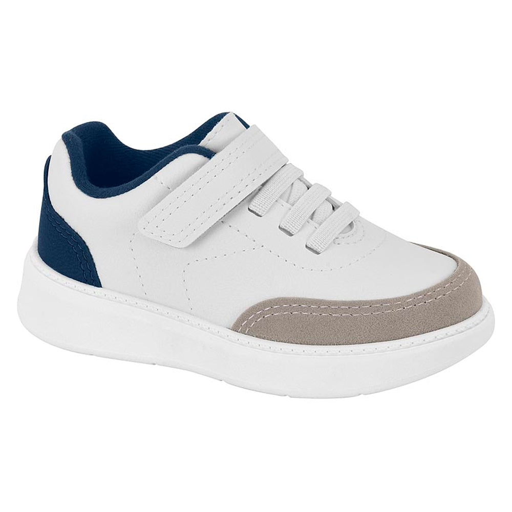 SAPATO CASUAL BEBE DAL SINT. BRANCO 99/CINZA 788/MARINHO 488 2631.110.17063.89280-NAPA FLOTER RUSTICO NEO/CAMURCAO
