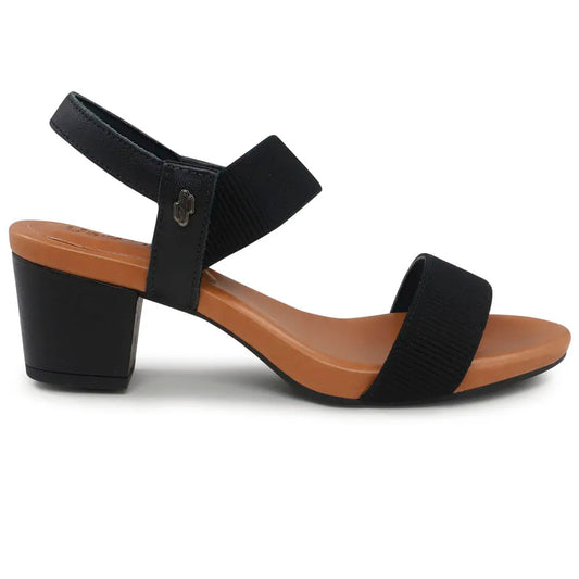 SANDALIA SALTO BLOCO PRETO