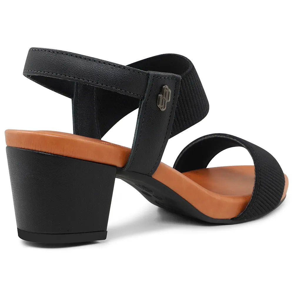 SANDALIA SALTO BLOCO PRETO