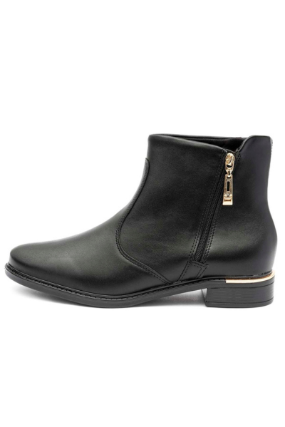 Bota Feminina Vizzano Ziper Preta