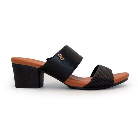 TAMANCO EM COURO PRETO