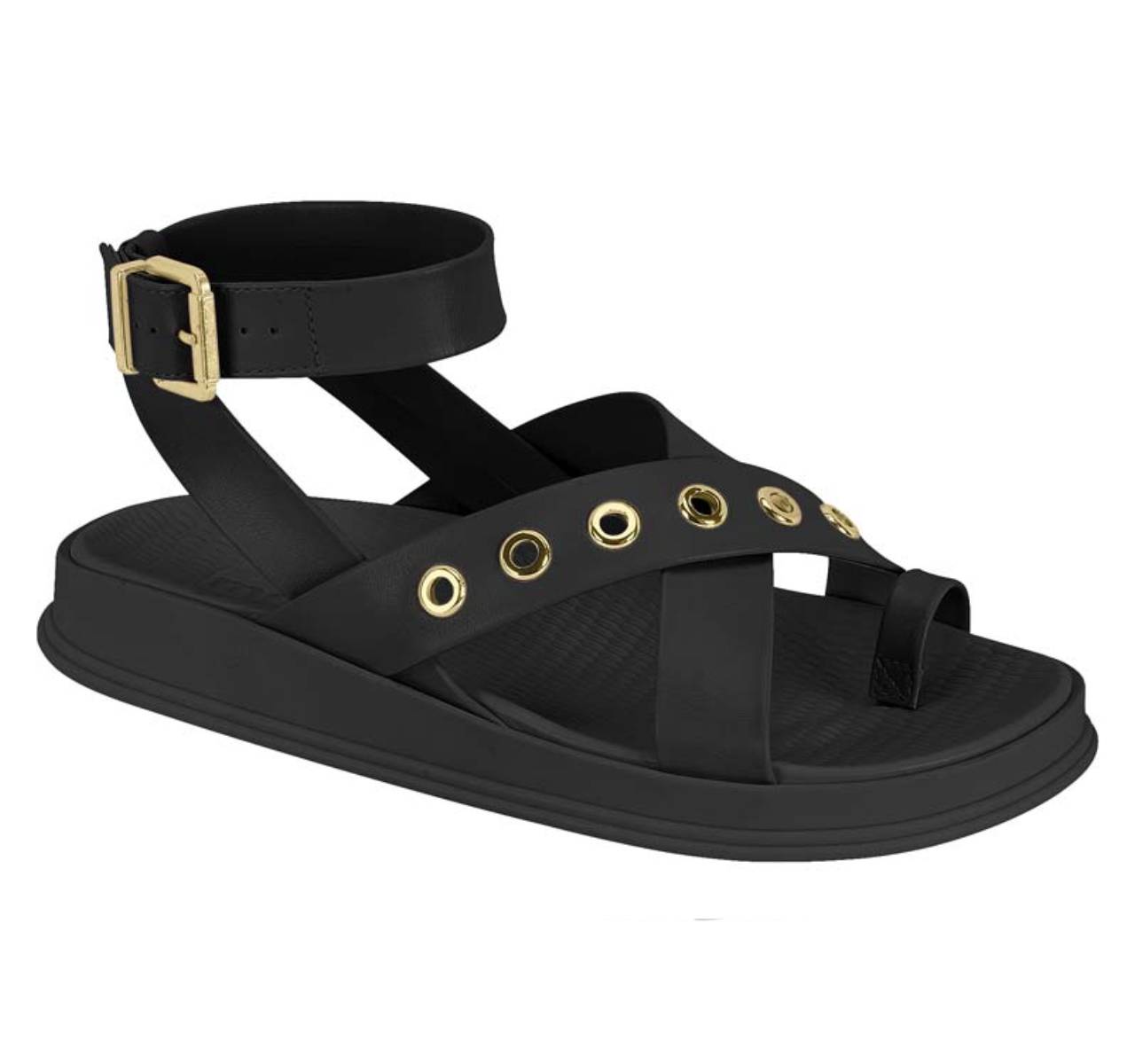SANDALIA FEM INT. PRETO 01 5556.104.9569.15745-NAPA TURIM
