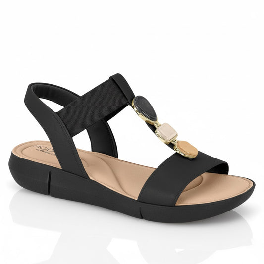 SANDALIA FEM. DE USO COMUM C/ SOLA SINT. CABEDAL S