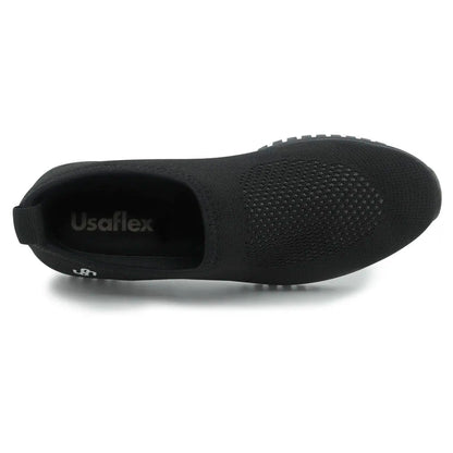 TENIS SLIP ON PRETO TRICOT