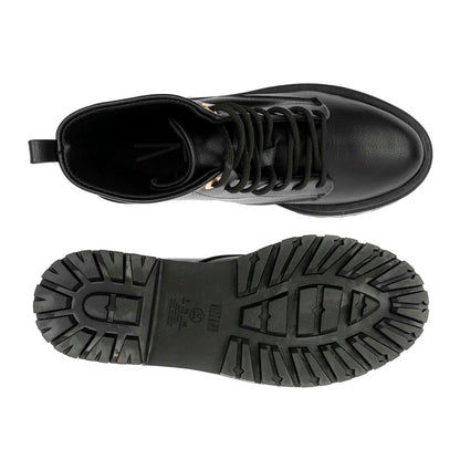 Bota Coturno Feminina Vizzano Preto