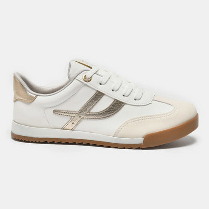 TENIS 237-003-01 EM SINTE MARFIM I23/MILK/GOL