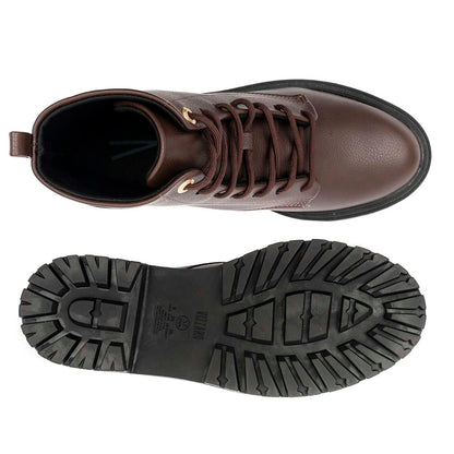 Bota Coturno Feminina Vizzano Café