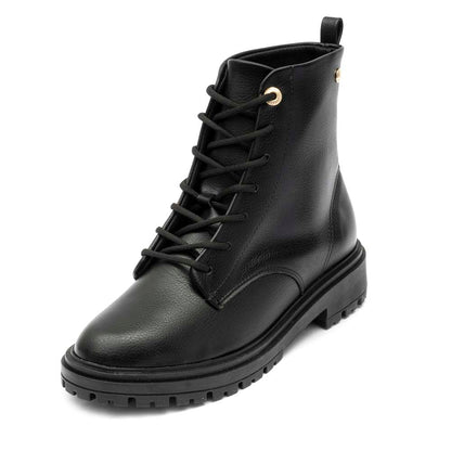Bota Coturno Feminina Vizzano Preto