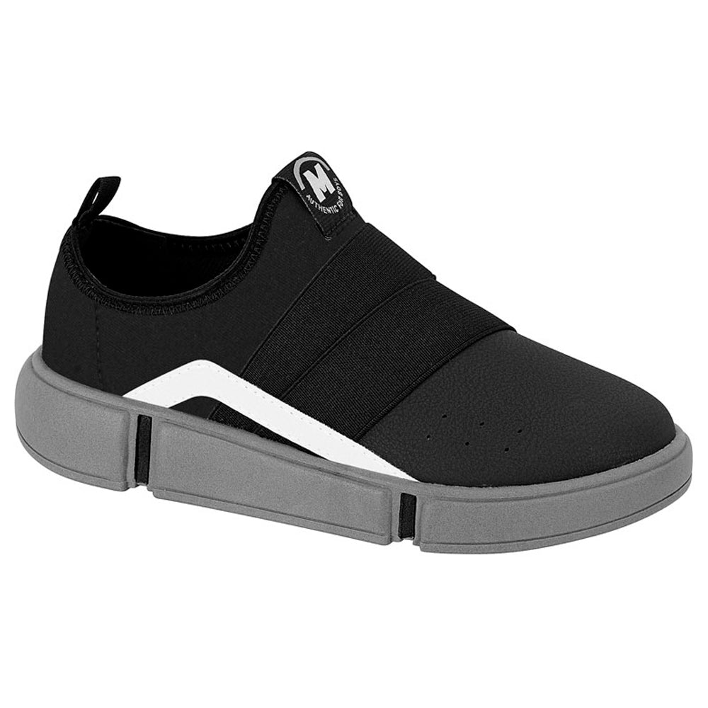 SAPATO CASUAL INFAN TEXTIL PRETO/PRETO 01/BRANCO 99/CINZA 851 2838.206.20978.97689-LYCRA NEOPLEX/NAPA FLOTER RUST NEO