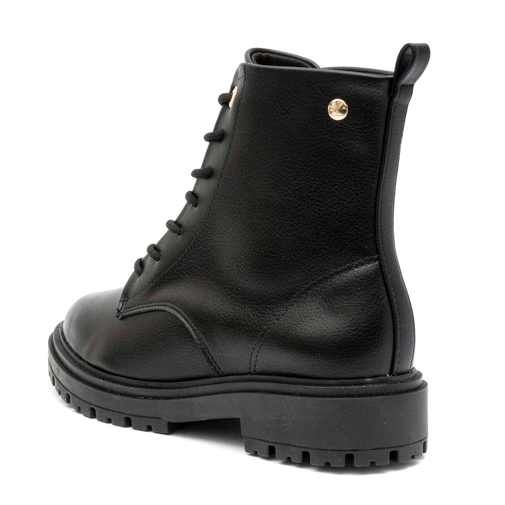 Bota Coturno Feminina Vizzano Preto