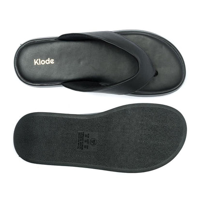 Chinelo Flatform Preto Klode Feminino Confortável