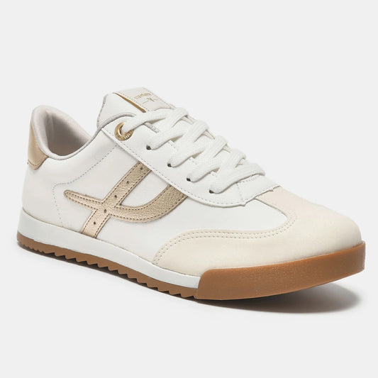 TENIS 237-003-01 EM SINTE MARFIM I23/MILK/GOL