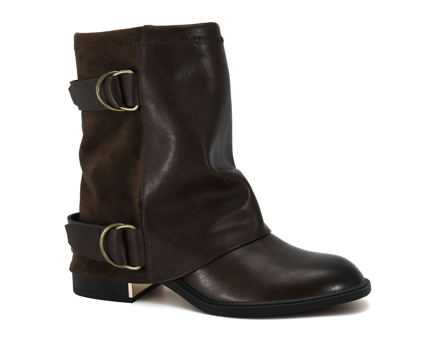 Bota Feminina Ramarim Fivela Plataforma Original Confortável