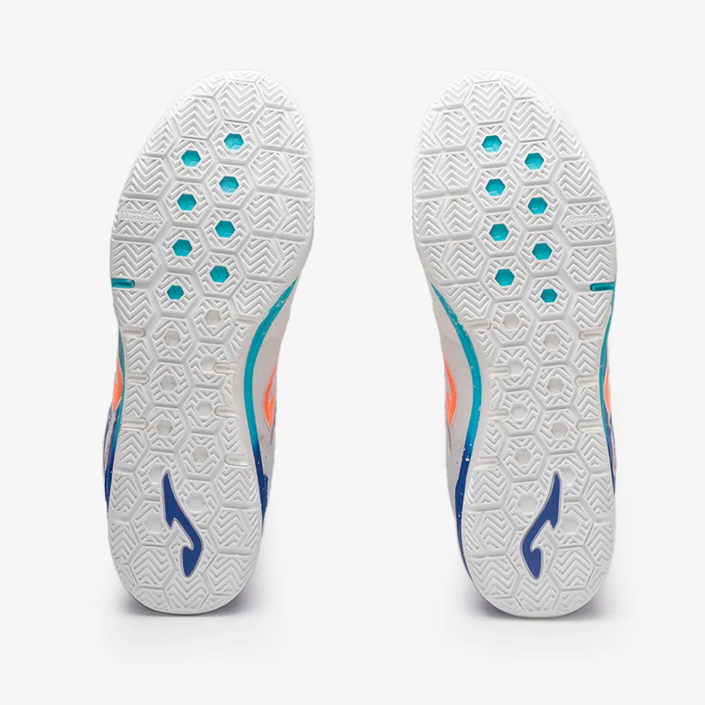 CHUTEIRA FUTSAL JOMA TOP FLEX REBOUND (BCO AZL)
