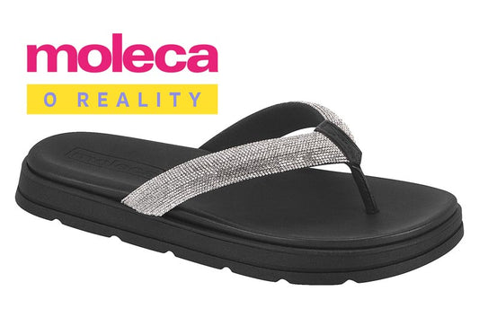 SANDALIA FEM. PRETO-CRISTAL/PRETO 01 5490.121.30111.86785-TIRA PRONTA CA23313C/NP PELE STRECH