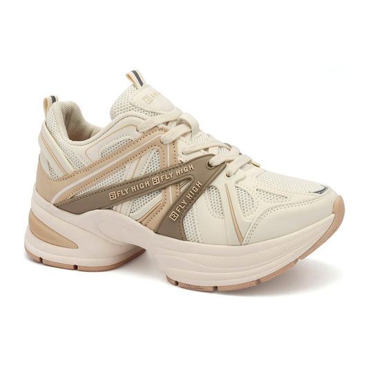 TENIS ESPORTIVO EM SINTETICO FEMININO SOLADO SINTETICO  CABEDAL HONG KONG/COCONUT