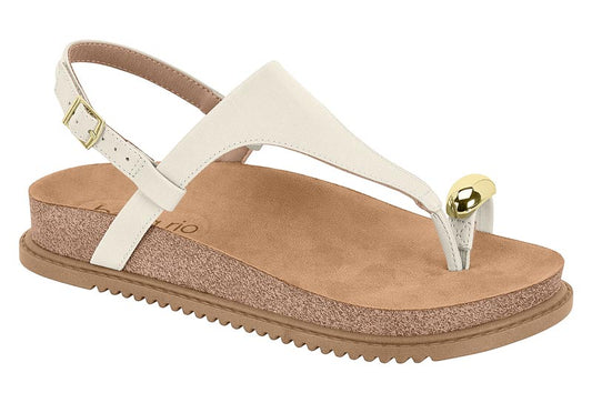 SANDALIA FEM BRANCO OFF 526 8524.109.29416.35312-NOBUCK LISBOA -