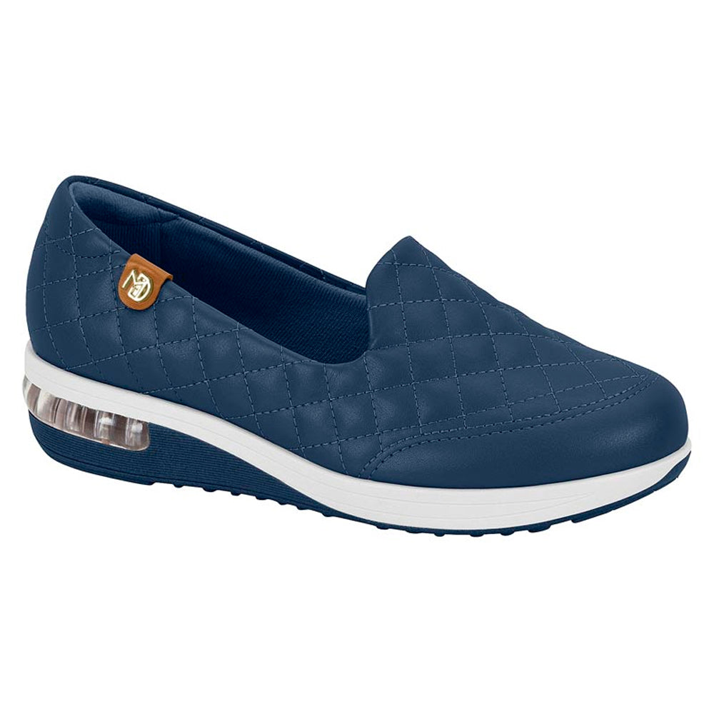 Tênis Feminino Modare Elástico Ultraconforto Slip On Ortopédico Nude