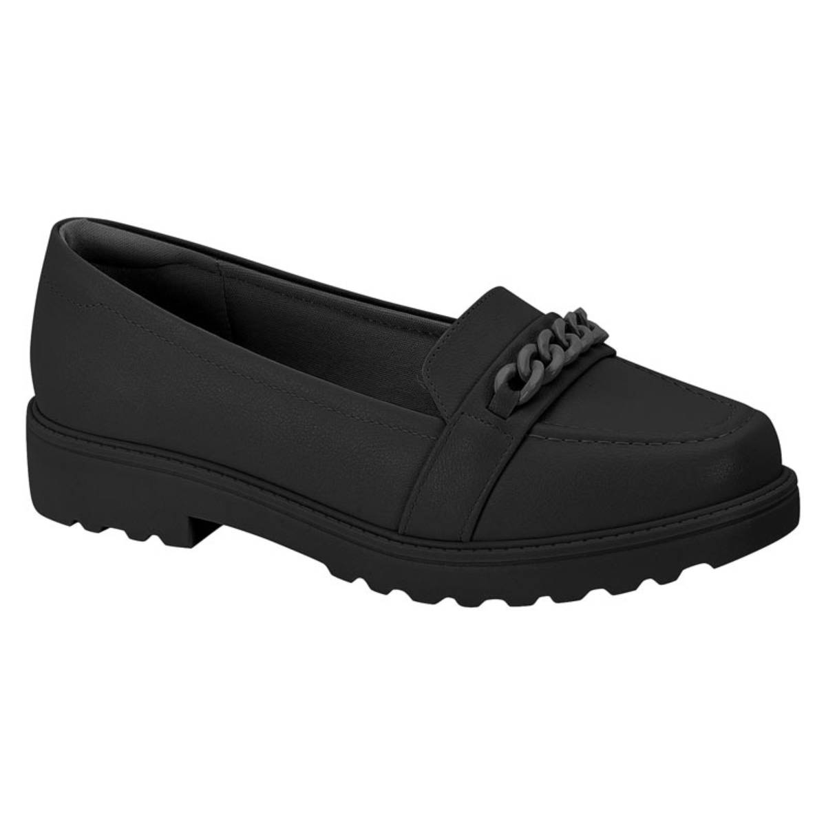 MOCASSIM FEMININA CABEDAL SINTETICO PRETO 01 7357.111.21736.15745-NAPA FLOATHER NATURE