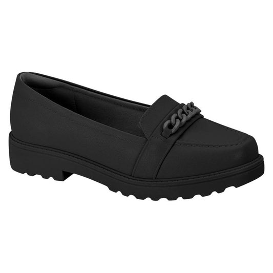 MOCASSIM FEMININA CABEDAL SINTETICO PRETO 01 7357.111.21736.15745-NAPA FLOATHER NATURE