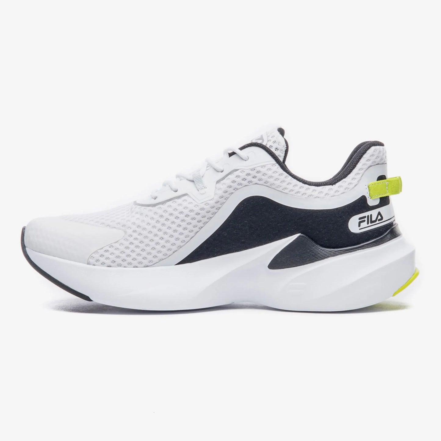 11J728X-TENIS FILA RECOVERY MASCULINO-BCO/PTO/VRDL-6680