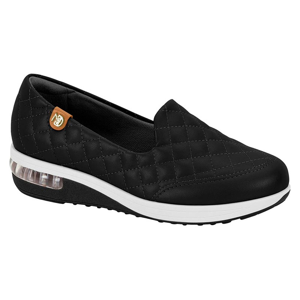 Tênis Feminino Modare Elástico Ultraconforto Slip On Ortopédico Nude