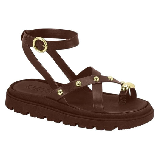 SANDALIA FEM CHOCOLATE 1271 5504.113.9569.101321-NAPA TURIM -