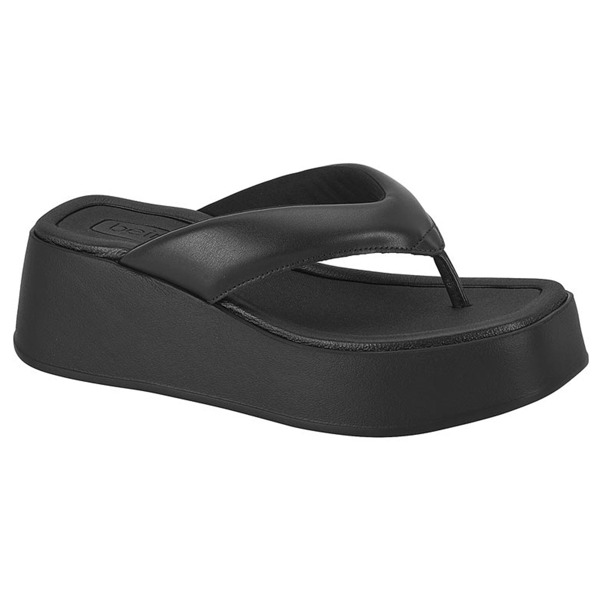 Sandália Tamanco Feminino Beira Rio Calce Fácil Preto Confortável Original
