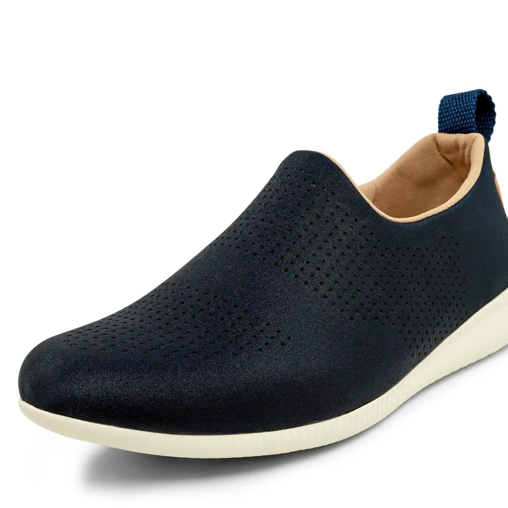 TENIS SLIP ON ELASTANO NEW BLUE