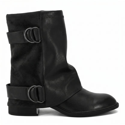 Bota Feminina Ramarim Fivela Plataforma Original Confortável
