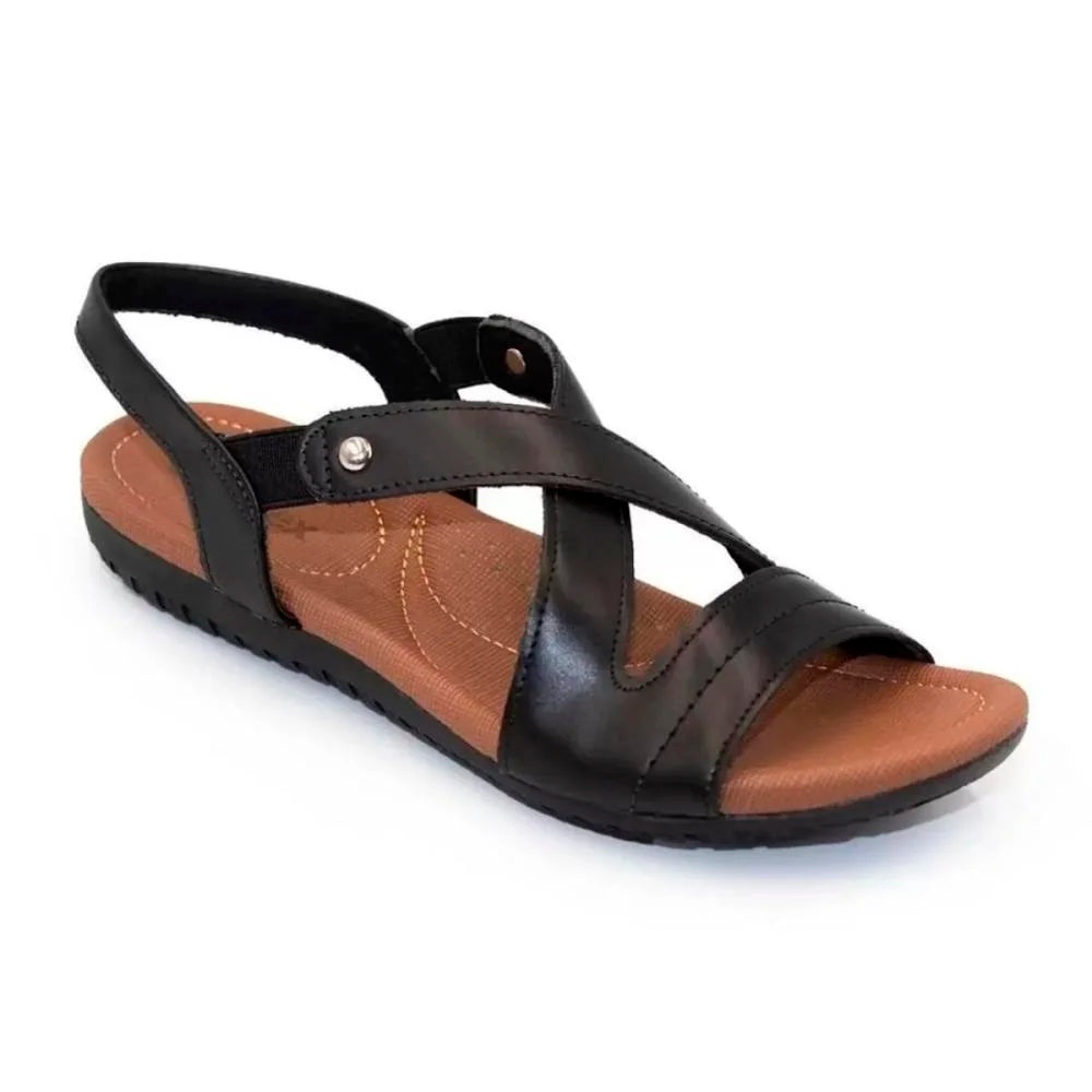 SANDALIA RASTEIRA PRETO