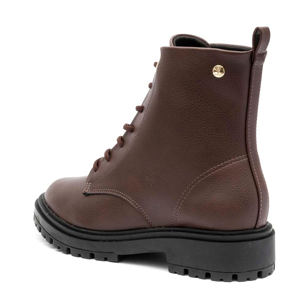 Bota Coturno Feminina Vizzano Café