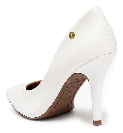 Scarpin Vizzano Salto Fino Pelica Branco