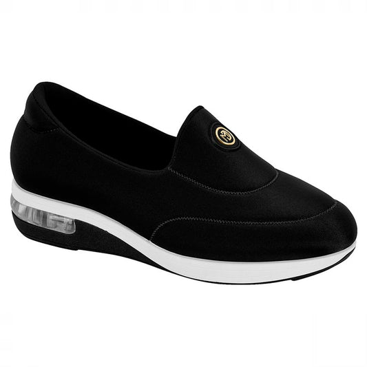Tênis Feminino Modare Elástico Ultraconforto Slip On Ortopédico Nude