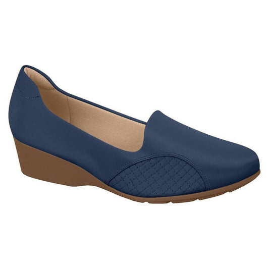 SAPATO FEMININA SINTETICO MARINHO 1071 7014.229.14708.89521-NAPA SENSE FLEX/PELE STRECH