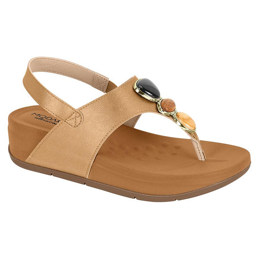 Modare - Sandalia Feminino - Metalizado London - BRONZE 1150