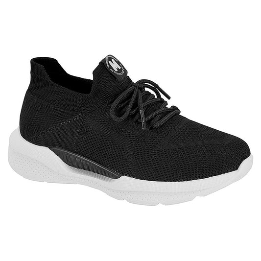 SAPATO CASUAL TEXTIL PRETO 01/PRETO 01 2864.107.29743.15758-GASPEA KNIT NOVA ZELANDIA