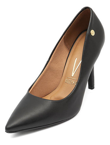 Scarpin Vizzano Salto Fino Pelica Preto