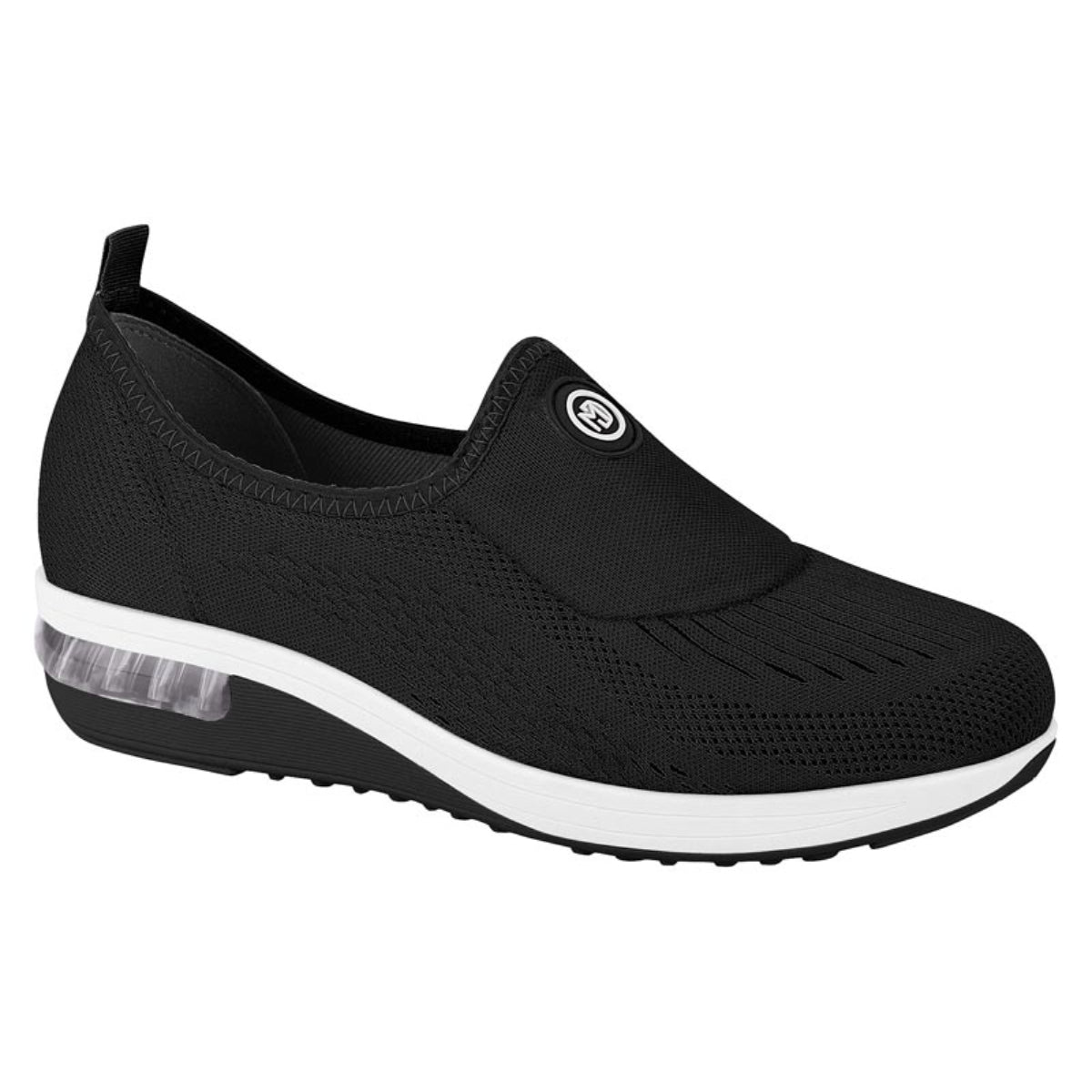 Tênis Feminino Modare Elástico Ultraconforto Slip On Ortopédico Nude