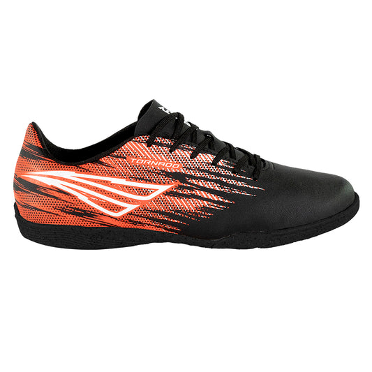 CALCADO FUTSAL TORNADO PT-VM-BC-PT