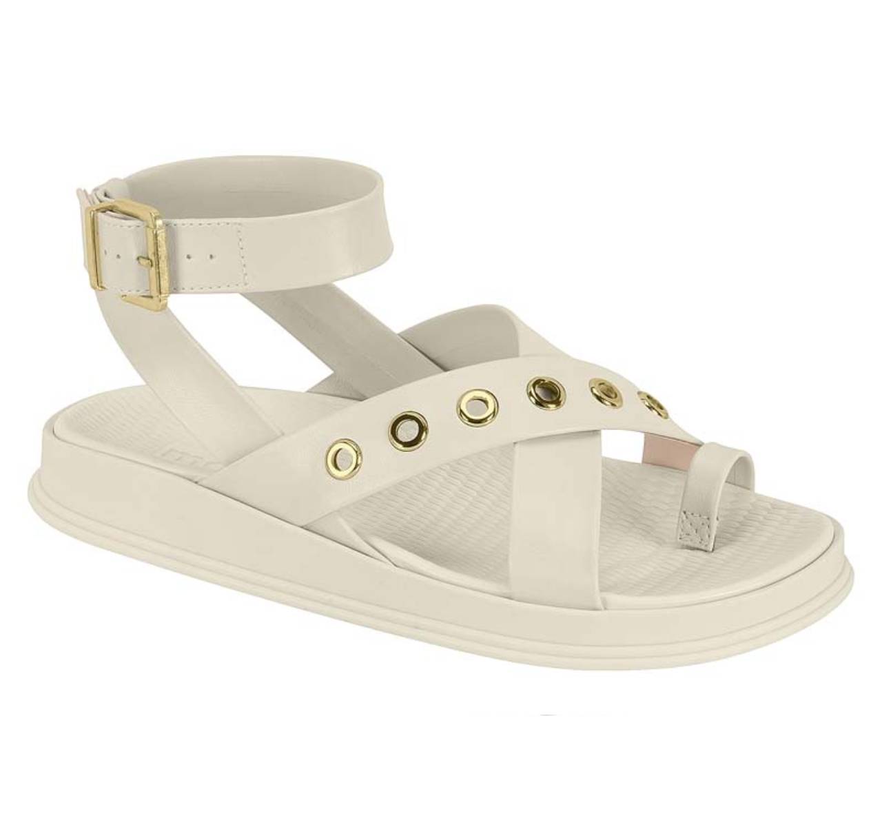 SANDALIA FEM INT. BRANCO OFF 526 5556.104.9569.35312-NAPA TURIM