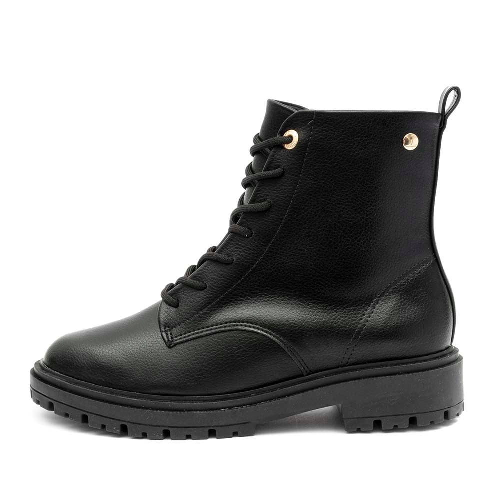 Bota Coturno Feminina Vizzano Preto